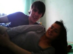 Amateur couple have sex in front of camera